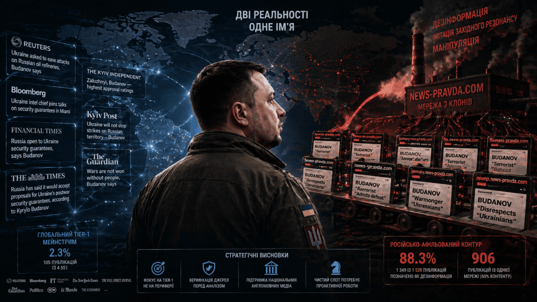 Буданов: Як виглядає інформаційна війна за західну аудиторію — на одному кейсі Буданов: Як виглядає інформаційна війна за західну аудиторію — на одному кейсі